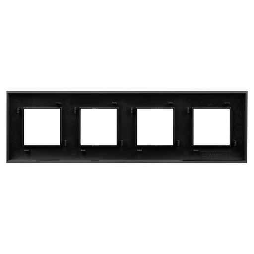 Avanti Рамка ARTLEBEDEV,, Черный матовый, 8 модулей фото 2