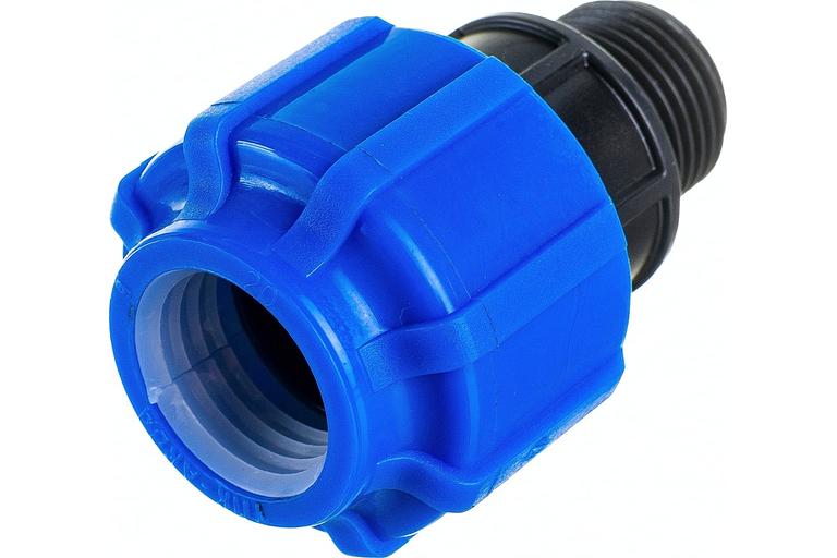 Муфта ПНД компрессионная НР 25x3/4' фото 3