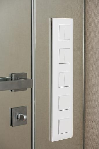 SKANDY Выключатель 1-клавишный 10А SK-V01W арктический белый IEK фото 2