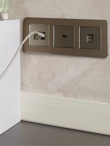 BRITE Розетка HDMI РHDMI-0-БрШ шампань фото 7