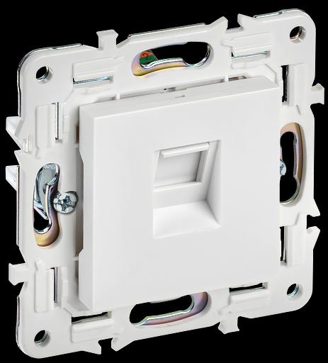 SKANDY Розетка компьютерная RJ45 кат.5E SK-K01W арктический белый IEK фото 1