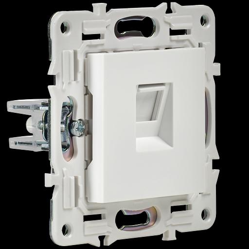 SKANDY Розетка компьютерная RJ45 кат.5E SK-K01W арктический белый IEK фото 3