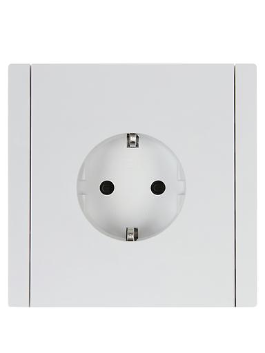 FORTE&PIANO Розетка 1-местная с заземлением с защитными шторками безвинтовое крепление 16А FP213 белый IEK фото 2