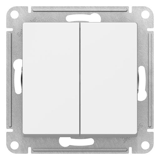 ATLASDESIGN 2-клавишный ВЫКЛЮЧАТЕЛЬ, сх.5, 10АХ, механизм, ЛОТОС фото 1