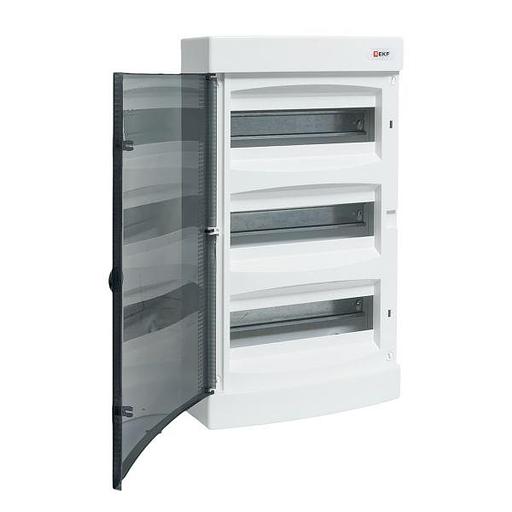 Щит распределительный навесной Unix прозрачная дверь 3х12 модулей IP41 EKF PROxima фото 5