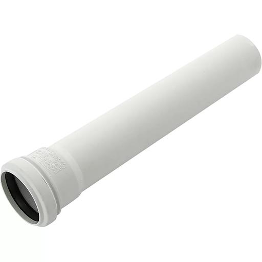Труба канализационная 32x500 мм НТЕМw однораструбная, белая фото 1