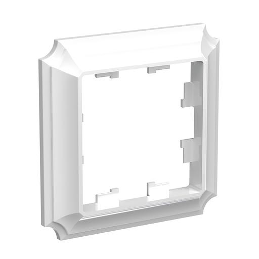 ATLASDESIGN ANTIQUE 1-постовая рамка, БЕЛЫЙ фото 2