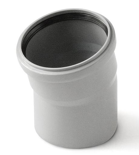 Отвод (полипропилен) 110x15град. фото 1