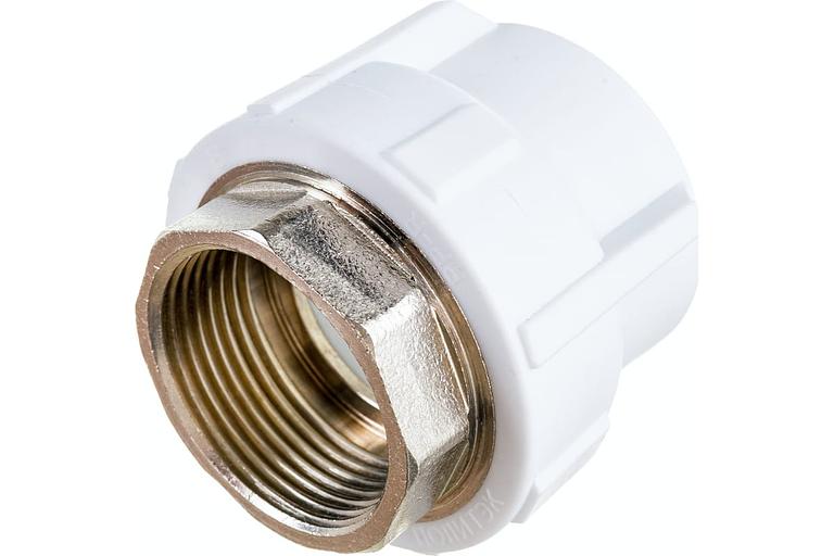 Муфта полипропиленовая PPR комбинированная ВР под ключ 40х11/4' фото 4