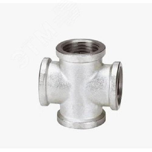 Крестовина ВВ 1/2' никелированная фото 1