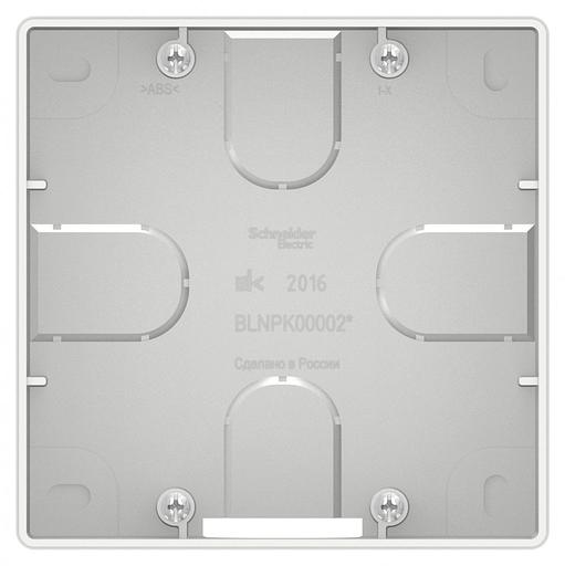 BLANCA коробка подъемная для силовых розеток, белый фото 2