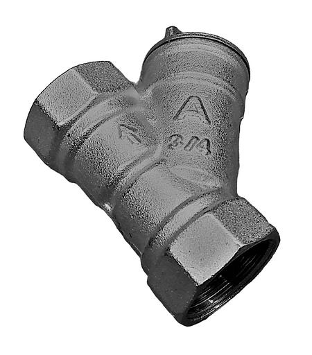 Фильтр ВВ 3/4' сетчатый, косой, латунь фото 1