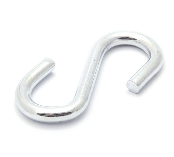 Крючок 6мм S-образный оцинкованный фото 1