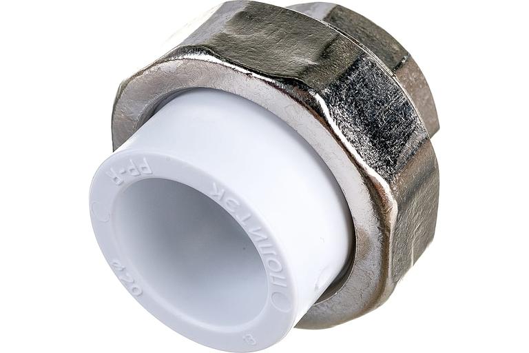 Муфта полипропиленовая PPR разъемная ВР 20x3/4' фото 3
