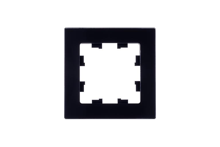 ATLASDESIGN NATURE 1-постовая РАМКА, НАТУРАЛЬНОЕ СТЕКЛО, ЧЕРНЫЙ фото 1