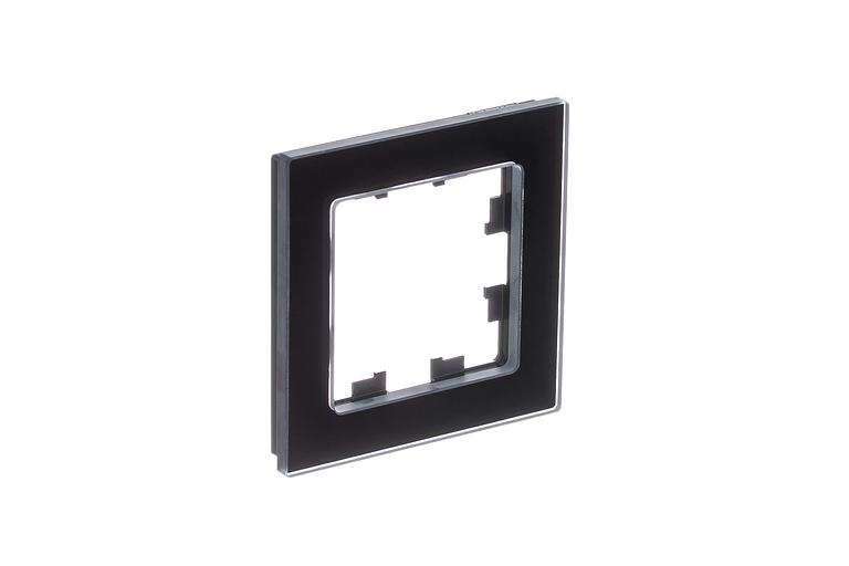 ATLASDESIGN NATURE 1-постовая РАМКА, НАТУРАЛЬНОЕ СТЕКЛО, ЧЕРНЫЙ фото 2