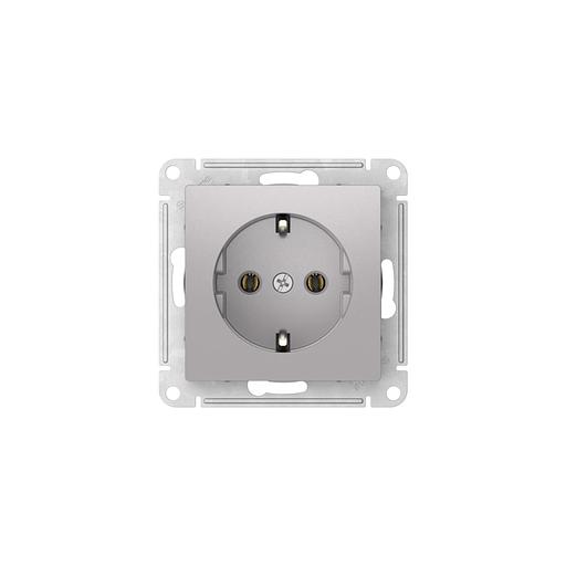 ATLASDESIGN РОЗЕТКА с заземлением, 16А, быстрозажимные клеммы, АЛЮМИНИЙ фото 4