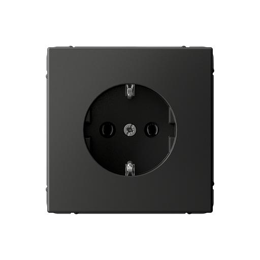 ARTGALLERY РОЗЕТКА с заземлением, 16А, механизм, быстрозажимные клеммы, базальт фото 1