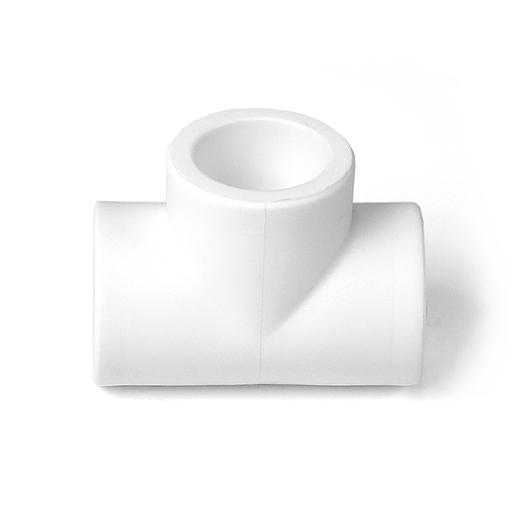 Тройник 32 полипропиленовый PPR белый фото 3
