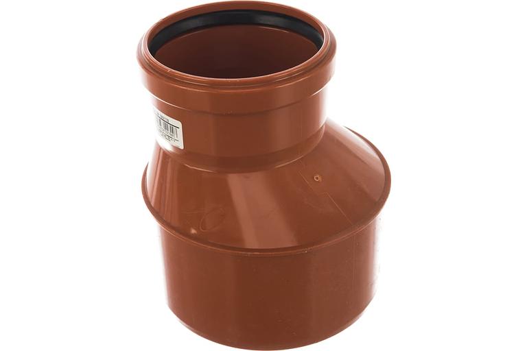 Переход эксцентрический 160х110 для наружной канализации фото 3