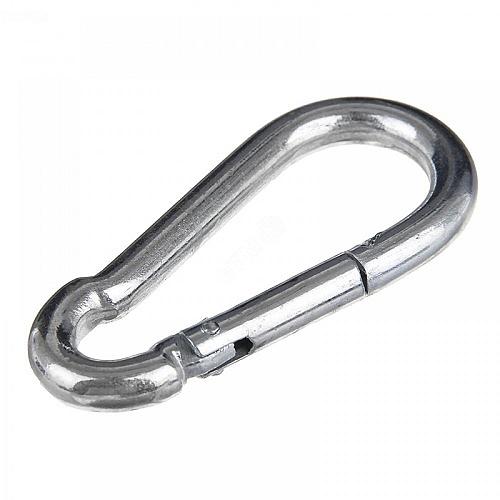 Карабин DIN 5299C 5мм пружинный покрытие цинк фото 1