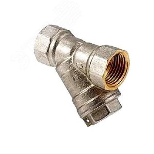 Фильтр ВВ 1'сетчатый, косой, латунь фото 1