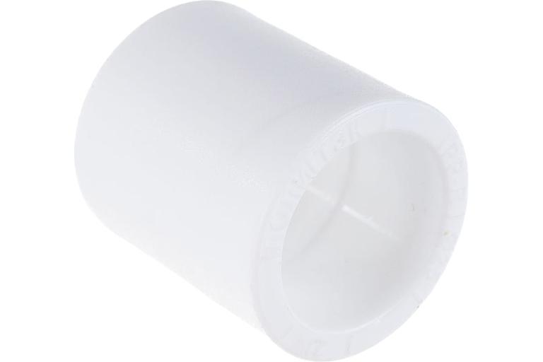Муфта полипропиленовая PPR 25мм белая фото 3