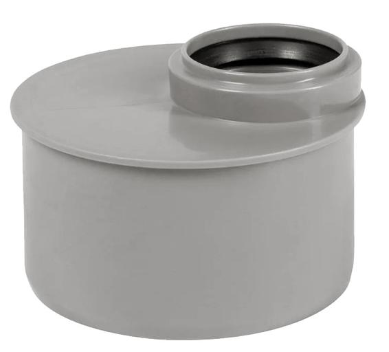 Редукция 110/50 мм короткая, для внутренней канализации фото 1