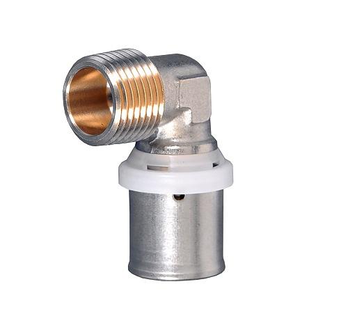 Угольник НР 20х1/2' пресс фото 1