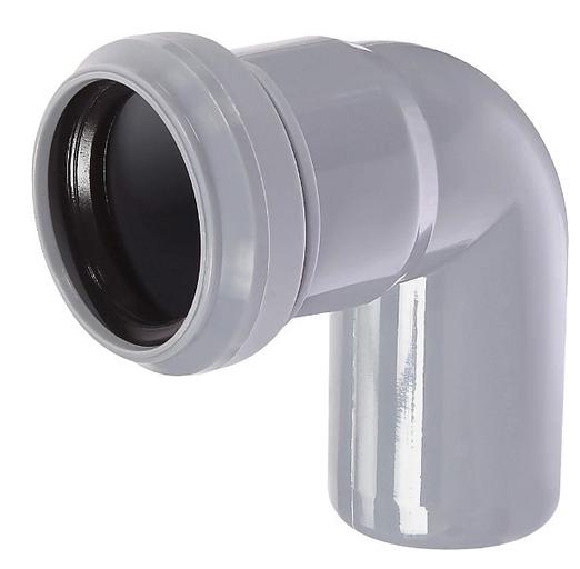 Отвод 87.5 градусов 40мм для внутренней канализации фото 1