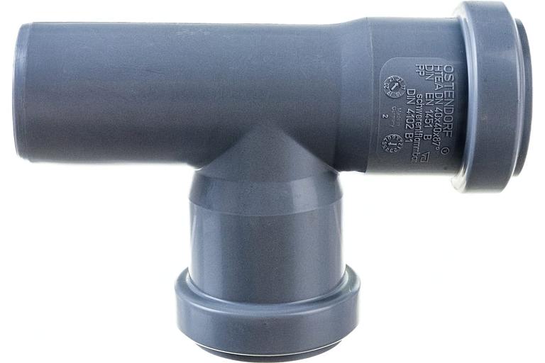 Тройник канализационный 87 град. 40 фото 1