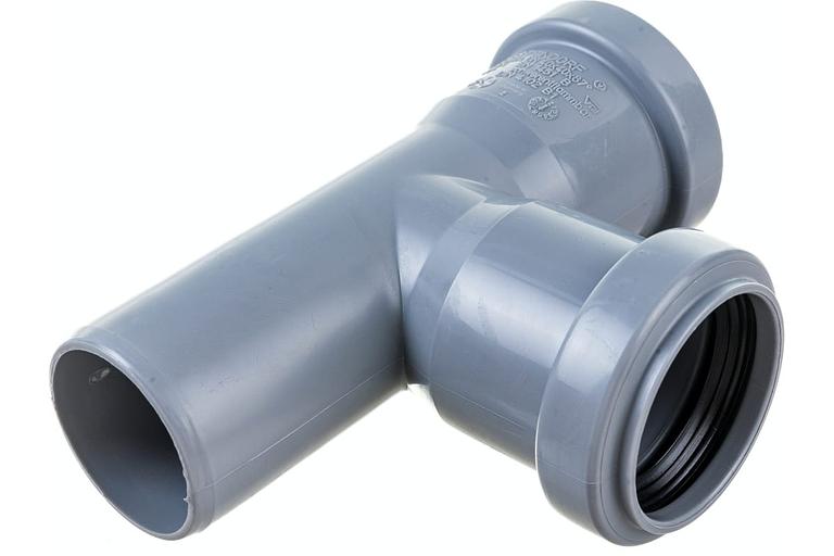 Тройник канализационный 87 град. 40 фото 2