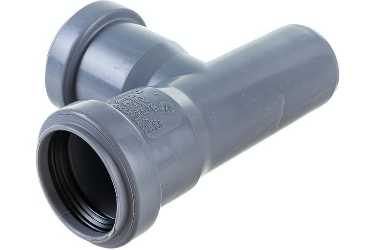 Тройник канализационный 87 град. 40 фото 3