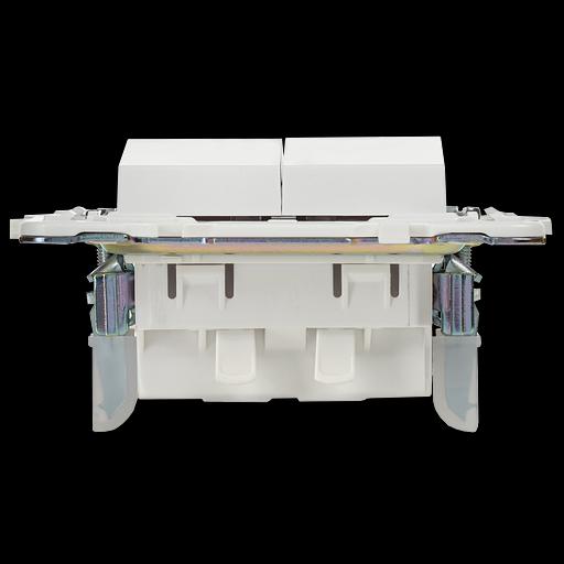 SKANDY Выключатель 2-клавишный 10А SK-V04W арктический белый IEK фото 5