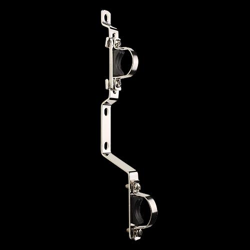 Пара кронштейнов для коллекторов 1' регулируемый 195-220 ержавеющая сталь фото 1