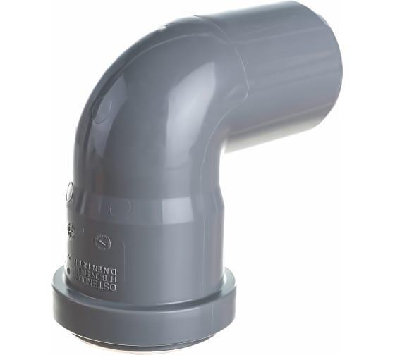 Отвод канализационный 50х87 град. фото 1