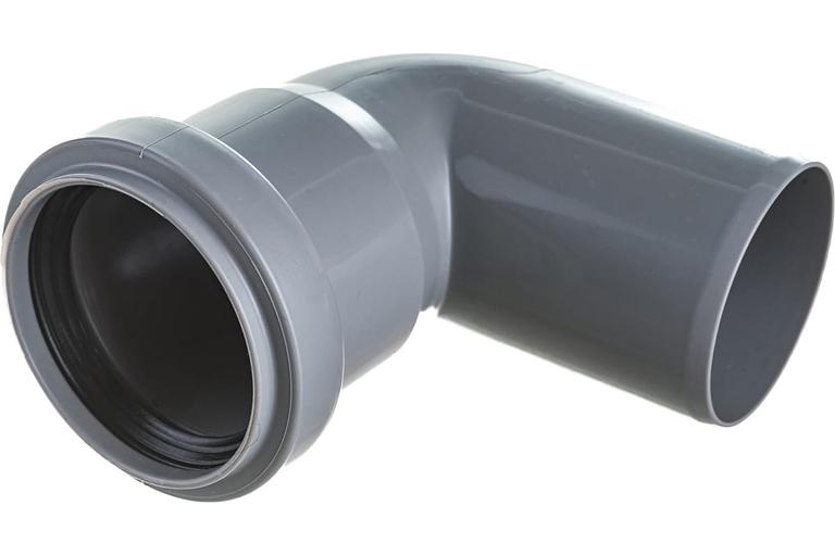 Отвод канализационный 50х87 град. фото 4