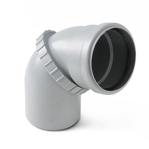 Отвод поворотный универсальный (Полипропилен) Ду110 фото 2