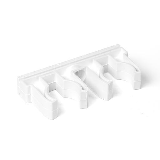 Опора 25 мм PPR, двойная, белая фото 3