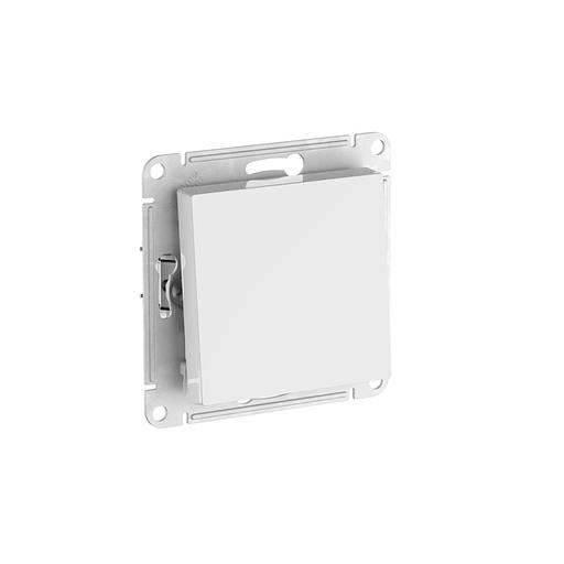 ATLASDESIGN 1-клавишный ВЫКЛЮЧАТЕЛЬ, сх.1, 10АХ, быстрозажимные клеммы, БЕЛЫЙ фото 1