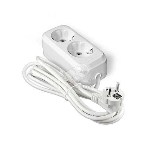 Удлинитель бытовой 2х3м фото 1