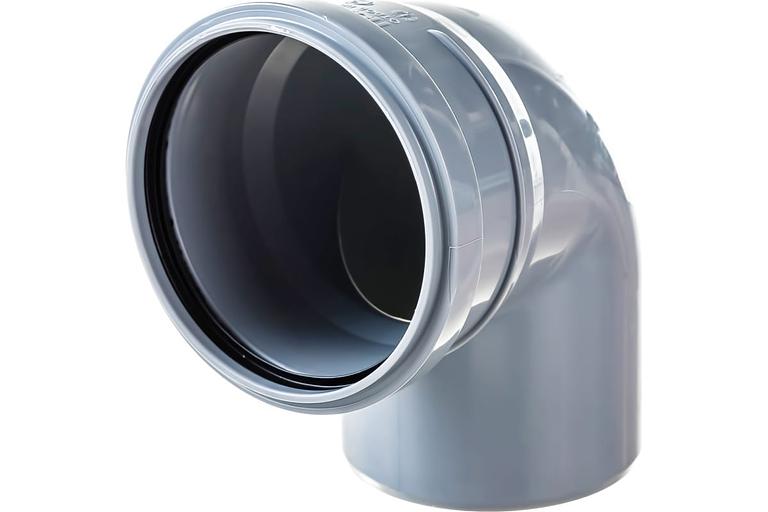 Отвод канализационный 87.5 град. 110 фото 1