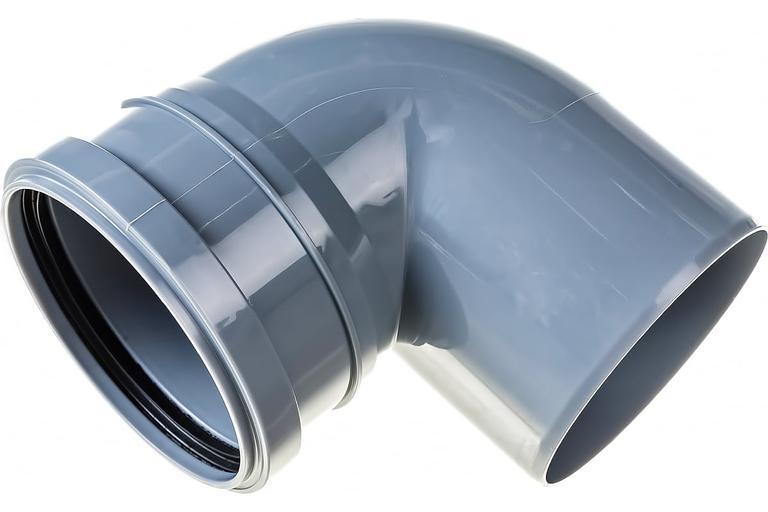 Отвод канализационный 87.5 град. 110 фото 2