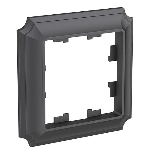 ATLASDESIGN ANTIQUE 1-постовая рамка, БАЗАЛЬТ фото 2