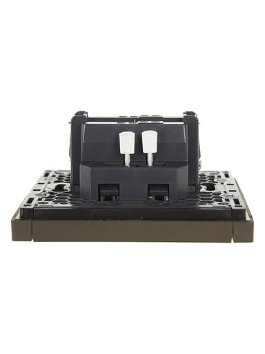 FORTE&PIANO Выключатель 1-клавишный с индикацией 10А FP302 серый IEK фото 5