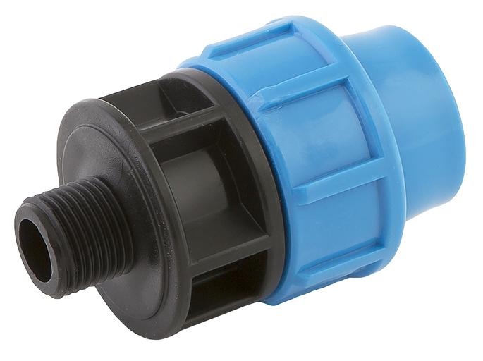 Муфта комбинированная 32х3/4' П для труб ПНД фото 1