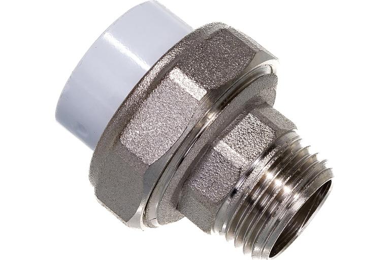 Муфта полипропиленовая PPR разъемная НР 32 х 1' фото 1