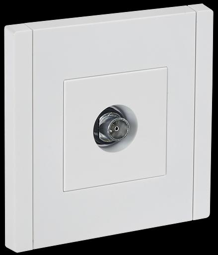 FORTE&PIANO Розетка TV оконечная FP228 белый IEK фото 1