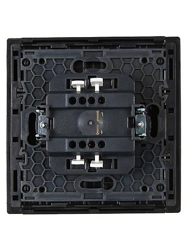 FORTE&PIANO Выключатель 1-клавишный 10А FP101 черный IEK фото 3