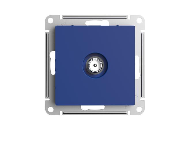 ATLASDESIGN TV РОЗЕТКА оконечная 1DB, механизм, АКВАМАРИН фото 1